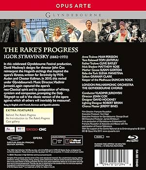 (未使用･未開封品)　Stravinsky: The Rake&#39;s Progress [Blu-ray] [Import] og8985z Amazon.com: The Rake's Progress [Blu-ray] : Laura Claycomb